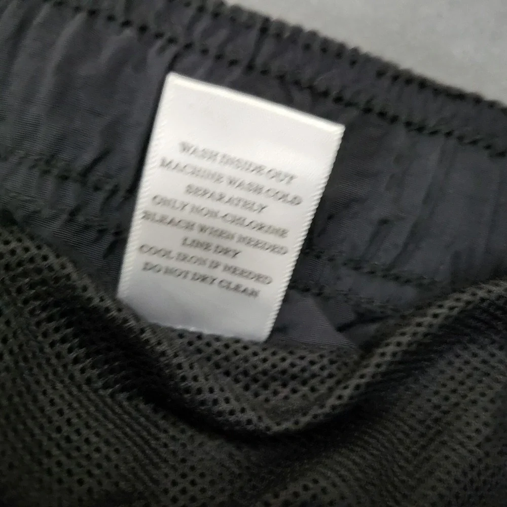 PacSun x Coca-Cola Mens Small Black Coke Ice Cold Smiley Nylon‎ Swim Shorts
